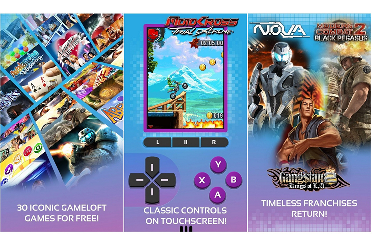 Gameloft Classics website