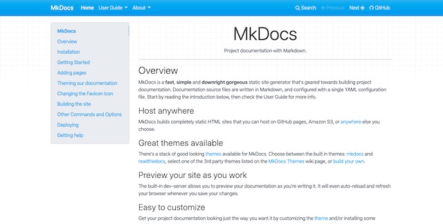 MkDocs