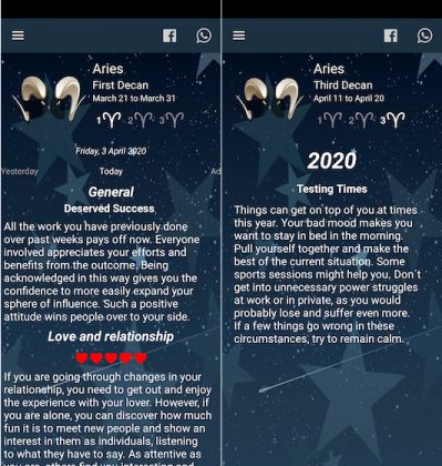 17 Best Free Horoscope Apps For Android And IPhone In 2020 | Beebom