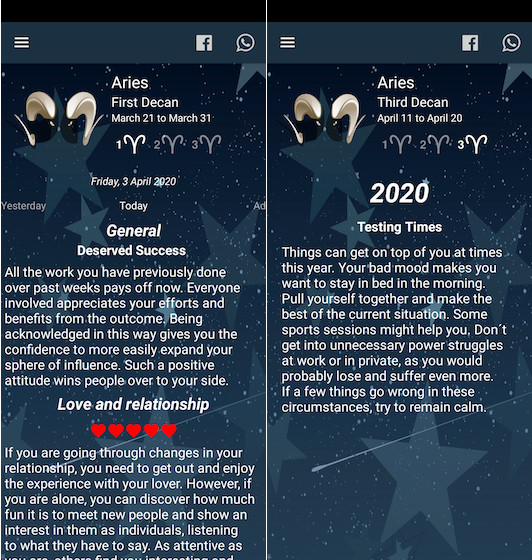 Horoscopes  Free daily star signs and weekly zodiac predictions