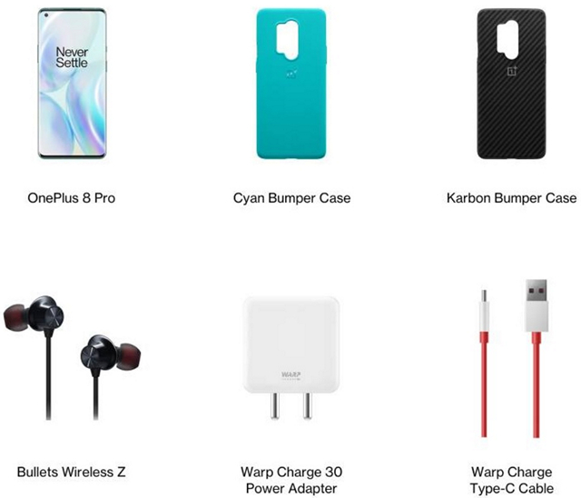OnePlus 8 Popup Box with Bullets Wireless Z, Cases, Announced for ₹45,999