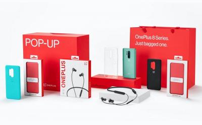 OnePlus 8 Popup Box website