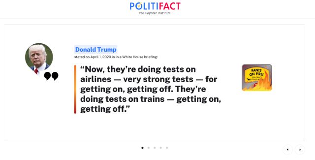 2. PolitiFact