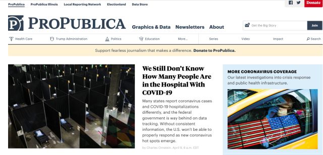 4. ProPublica Best Fact-checking Websites