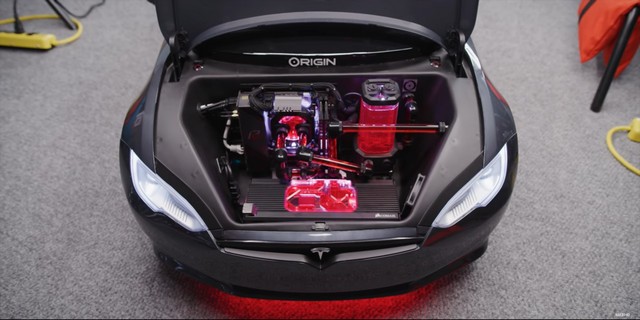 tesla under the hood