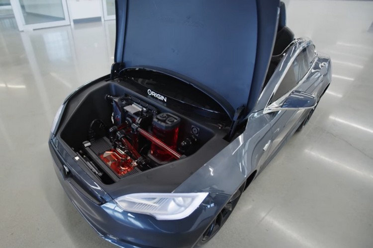 This Tesla Model S For Kids Comes With A Custom Gaming Pc Built In