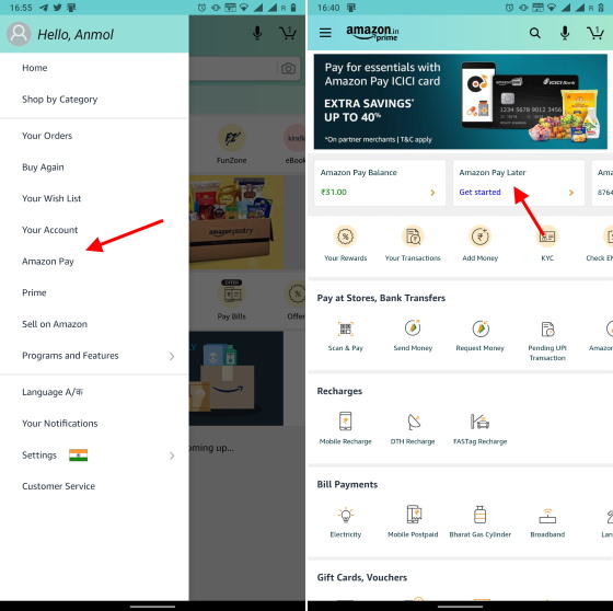 Amazon Pay Later Launched in India; Offers Instant Credit, NoCost EMI