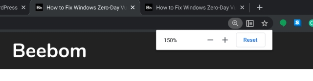 7. Zoom In and Out Useful Google Chrome Shortcuts