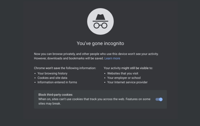 4. Open Incognito Mode Useful Google Chrome Shortcuts