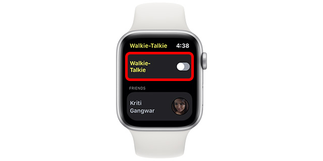 Funcion walkie discount talkie apple watch