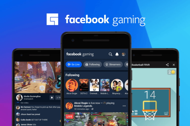 facebook gaming mobile app