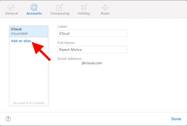 How to Use iCloud Email Address Aliases | Beebom