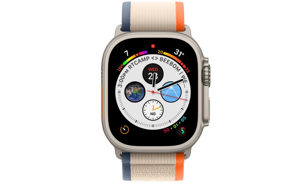 Infograph watch face on Apple Watch