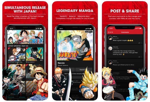 Aplicativo gratuito de mangás da Jump, MANGA Plus começa a ter