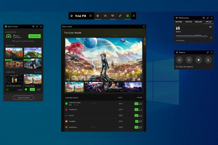 Microsoft's new Xbox Game Bar launches for Windows 10 as a useful