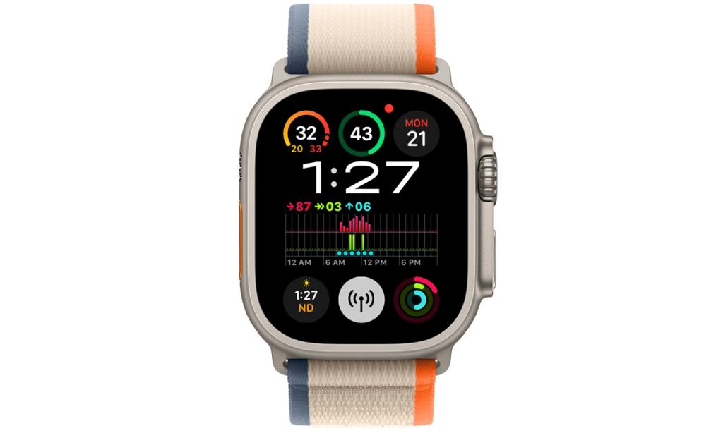 Apple Watch Ultra 2 with the Modular Ultra watch face