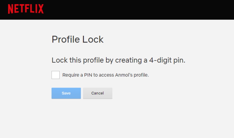 How to Lock Your Netflix Profile Using a PIN Code