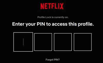 how to set up pin lock on your netflix profile