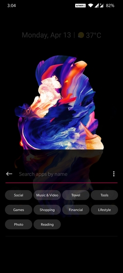 oneplus launcher quick search