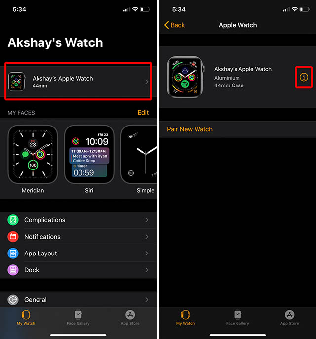 How To Unpair Apple Watch From iPhone - YouTube