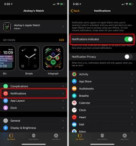 red dot on apple watch series 4