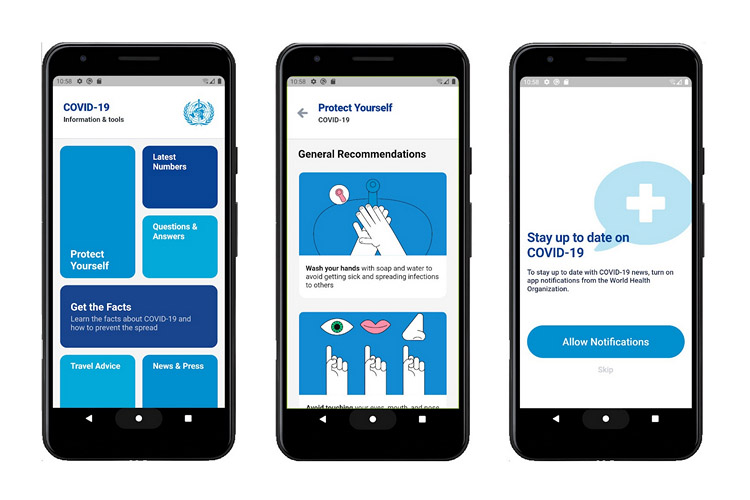 World Health Organization Launches App With COVID-19 ...