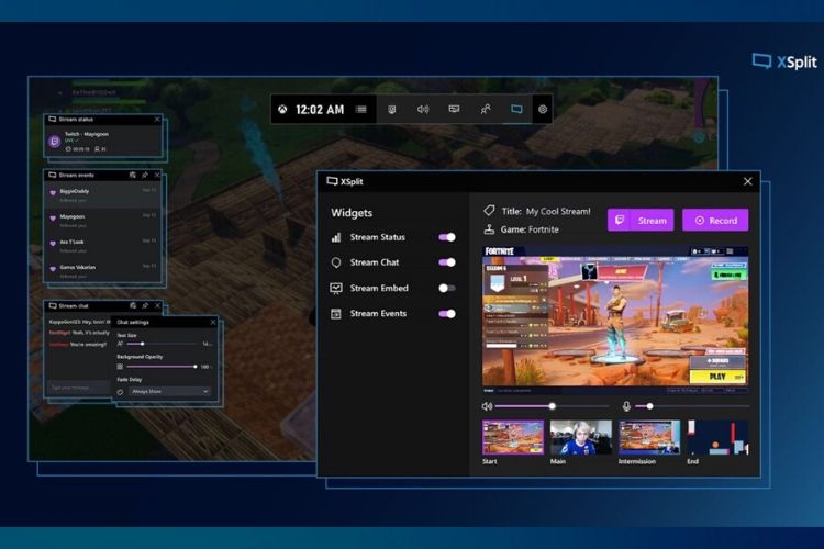 Xbox Game Bar gets Widget Store with support for Xsplit and more