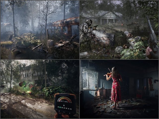 Chernobylite environment