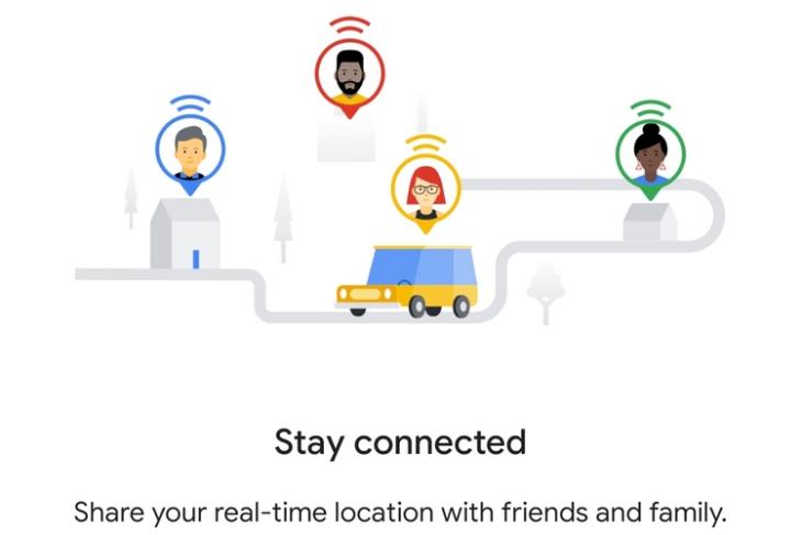 Google Maps Updates Interface of Location Sharing