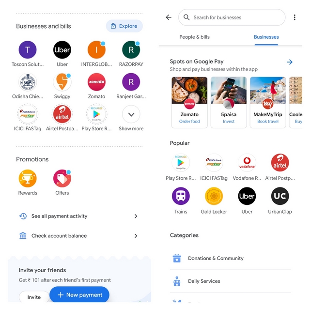 Google Pay Spot