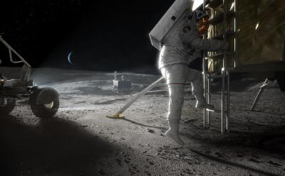 NASA moon lander website