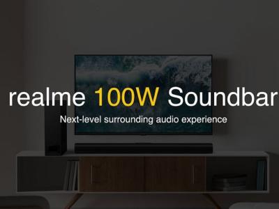 Realme 100W Soundbar launching in India soon