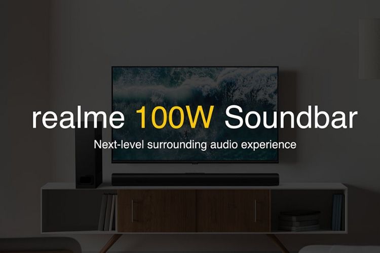 Realme 100W Soundbar launching in India soon