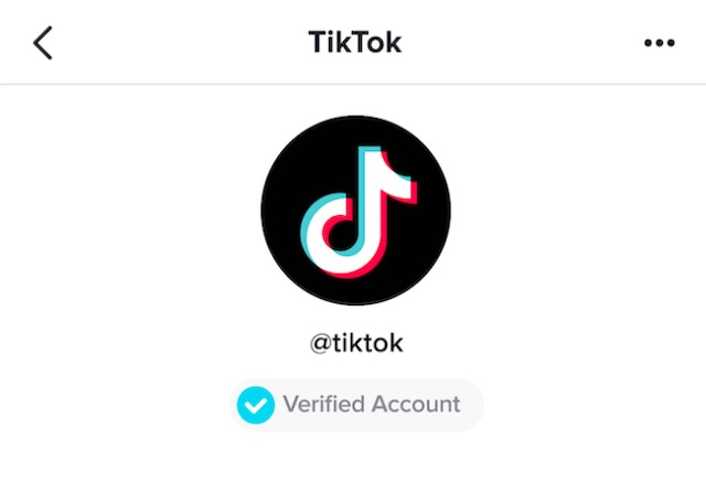 Badge Vérifié Tiktok