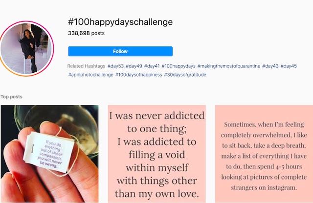 fun instagram challenges