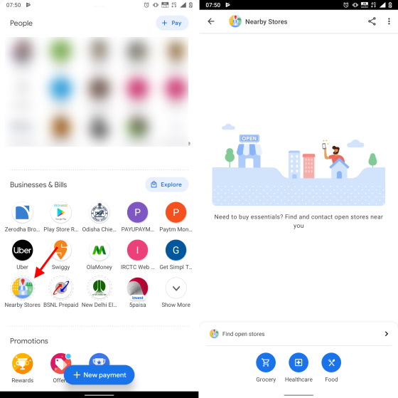 Google Pay Now Lets You See ‘Nearby Stores’ in Over 35 Cities in India