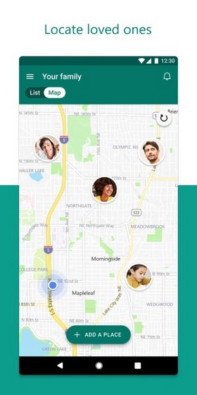 microsoft family safety location sharing