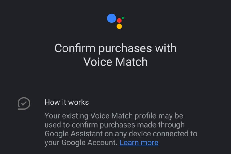 Google Assistant سيتيح لك قريبًا إجراء الدفعات بصوتك فقط 1