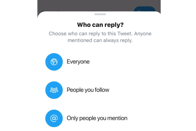 twitter reply controls