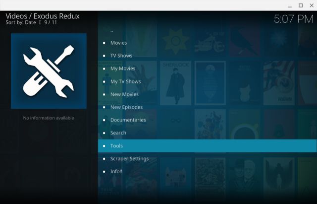 kodi movie scraper not working