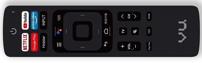 Vu ultra smart TV remote