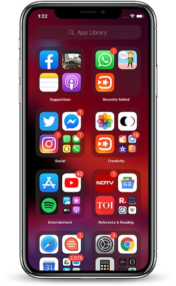 App Library in iOS 14