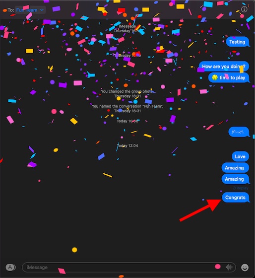 How To Use Imessage Effects In Macos Big Sur Beebom