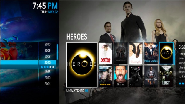 kodi theme change to titan