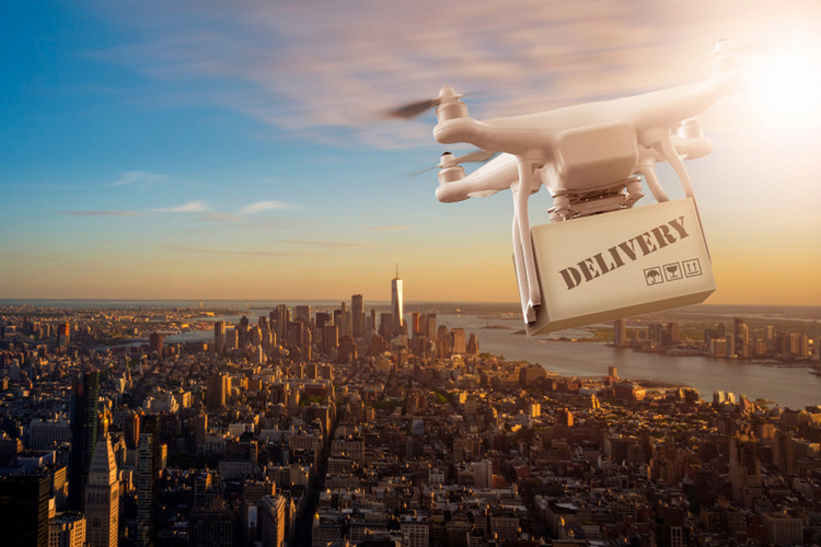 Drone delivery shutterstock website