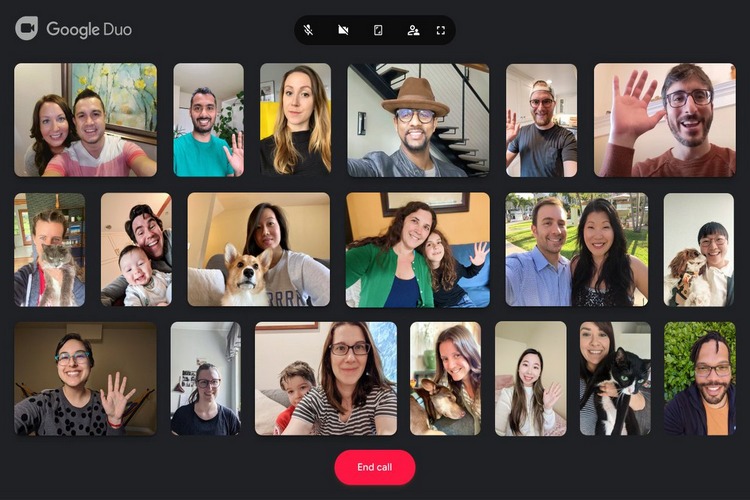 Google Duo Now Supports 32 Participants for Group Video Calls on the Web