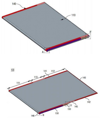 LG Foldable rollable display 1