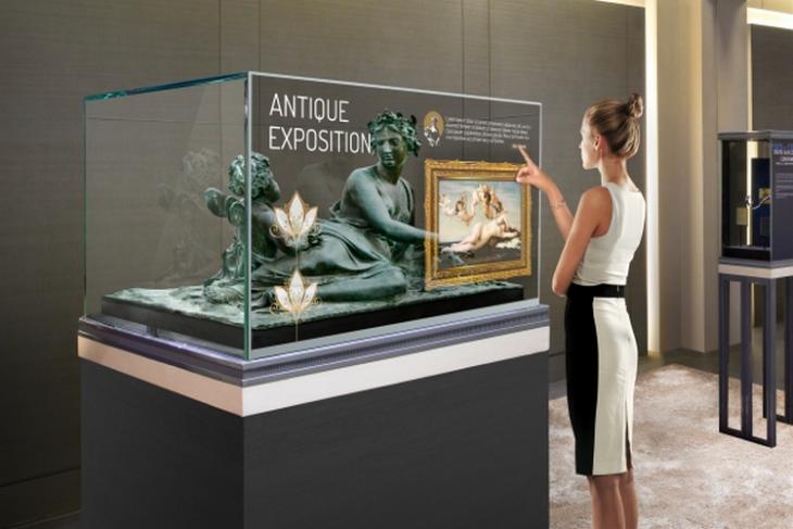 LG Transparent Display website