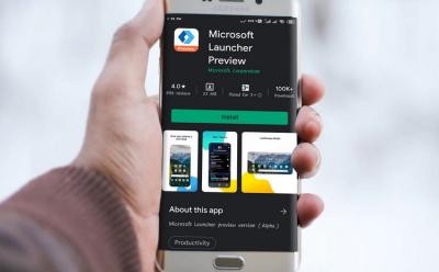 Microsoft Launcher Preview website