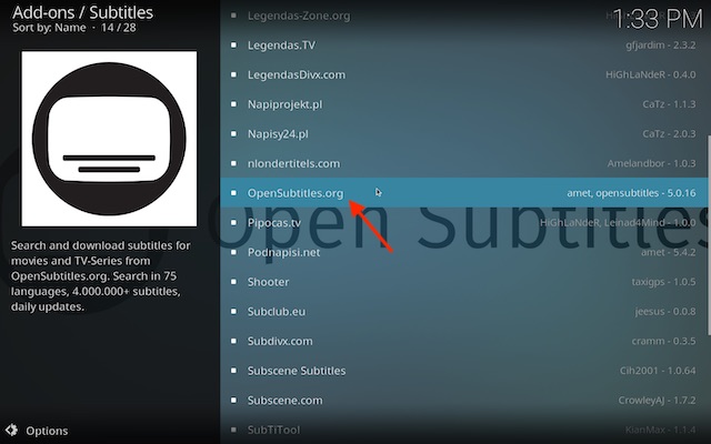 kodi subtitles opensubtitles alternative